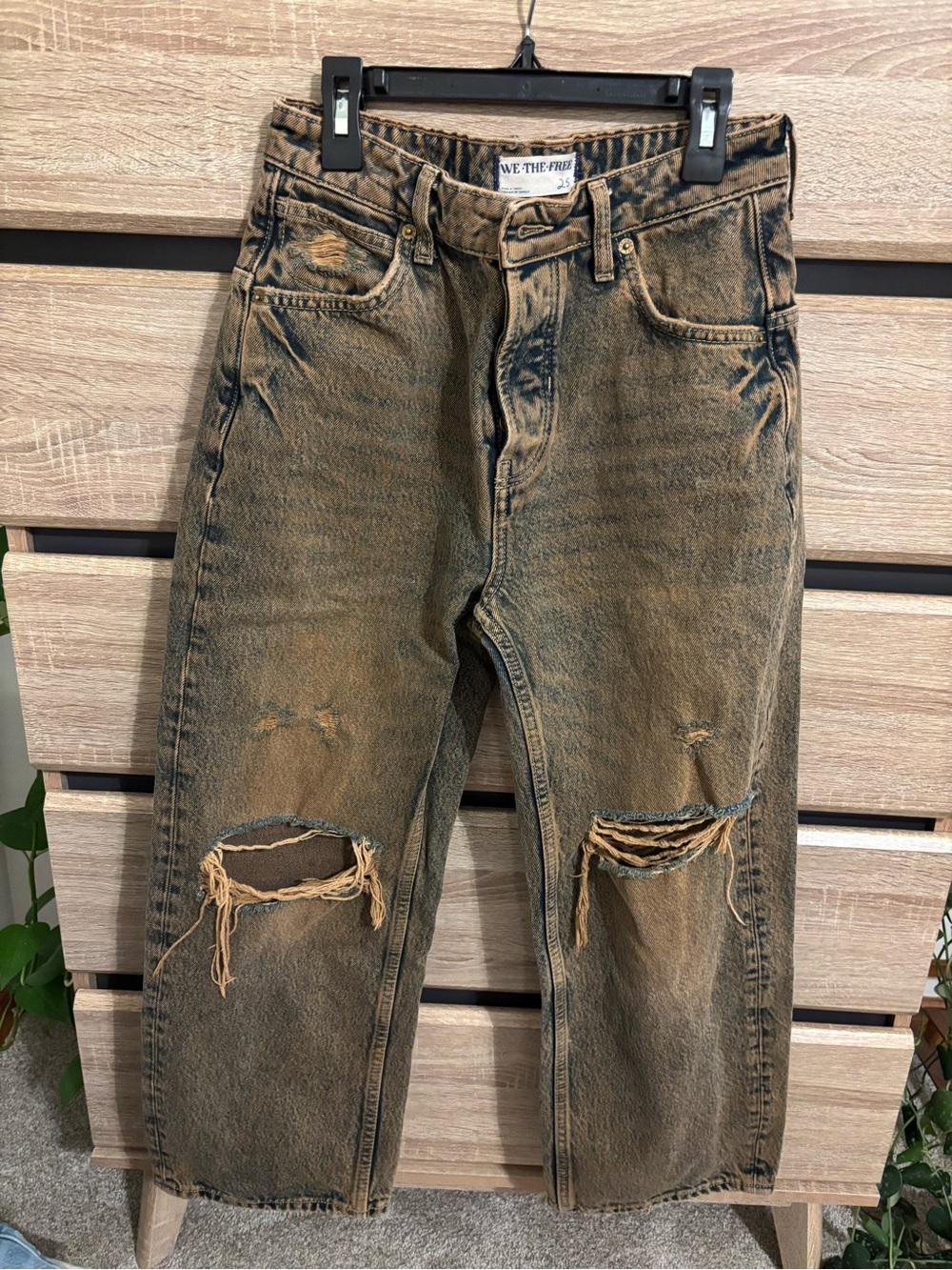 FREE PEOPLE We The Free Deep Trance Dropped Boyfriend Jeans - Picture 6 of 7